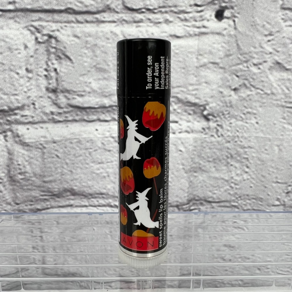 Avon Sweet Spells Lip Balm Candy Apple Halloween Witch Vintage 2008 0.15oz
